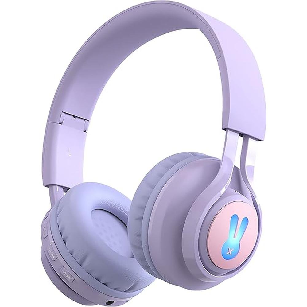 Kids Headphones: ZKUROZOXY Premium Wireless Headphones with – Front View