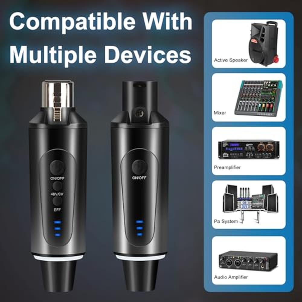 48V Depusheng S5 Wireless Microphone System – Close-up Detail