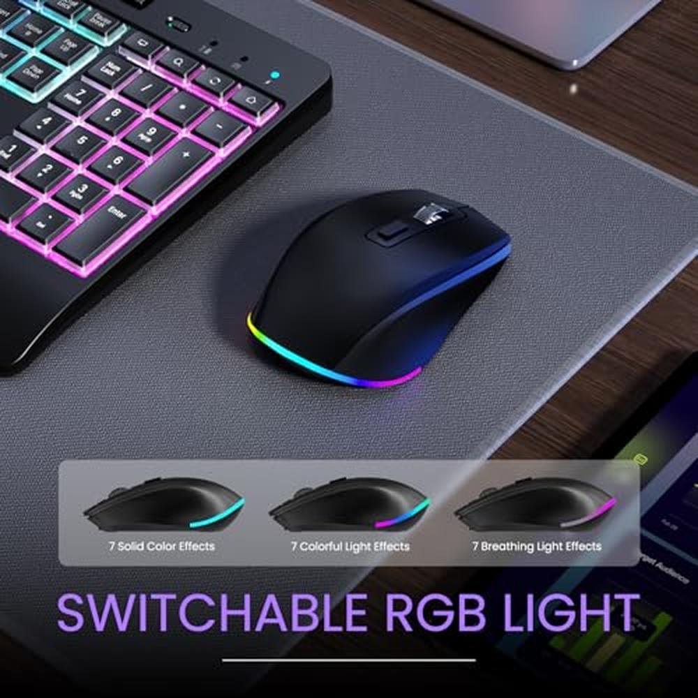 Wireless Keyboard Mouse: VEILZOR 2.4G Rechargeable Keyboard – Packaging
