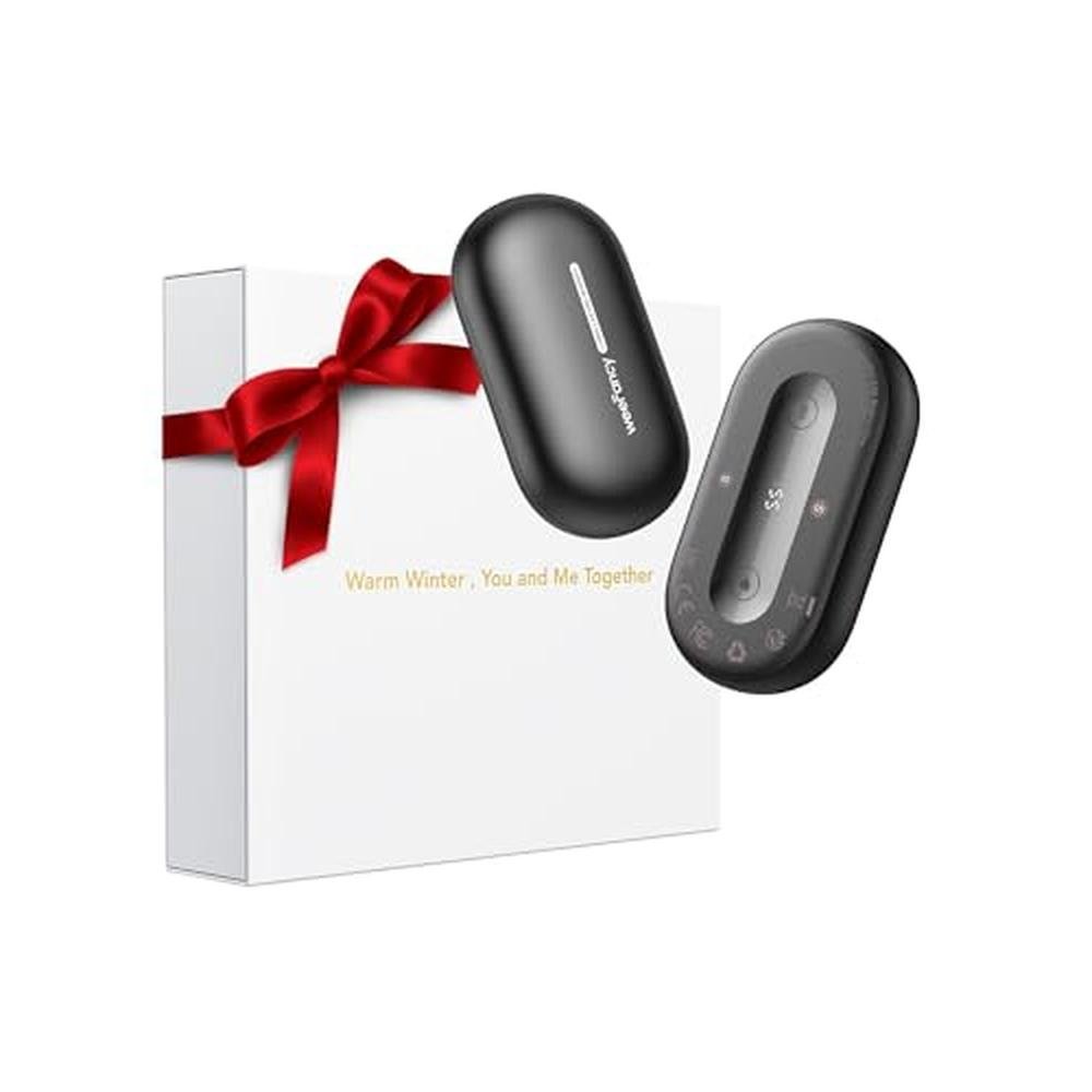 Hand Warmers: Rechargeable 2-Pack Magnetic Alloy Handwarmer – Front View