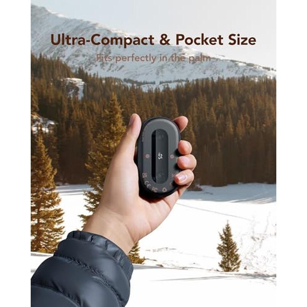 Hand Warmers: Rechargeable 2-Pack Magnetic Alloy Handwarmer – Side View