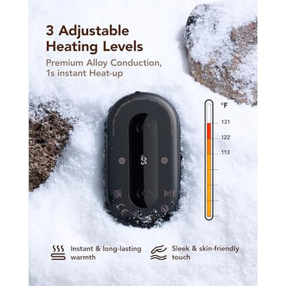 Hand Warmers: Rechargeable 2-Pack Magnetic Alloy Handwarmer – Close-up Detail