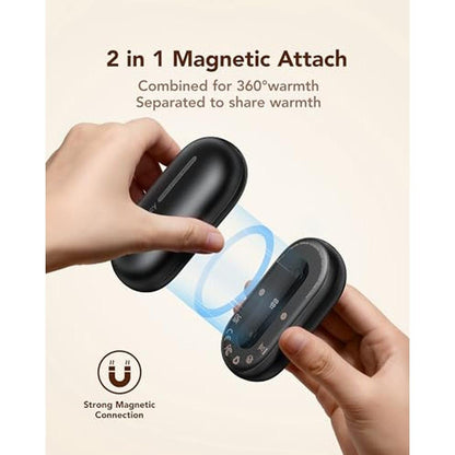 Hand Warmers: Rechargeable 2-Pack Magnetic Alloy Handwarmer – In Use