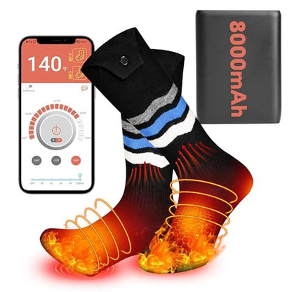 Premium Heated Socks for Men and Women – Front View