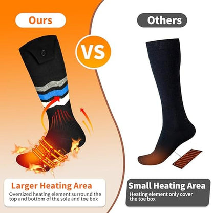 Premium Heated Socks for Men and Women – In Use
