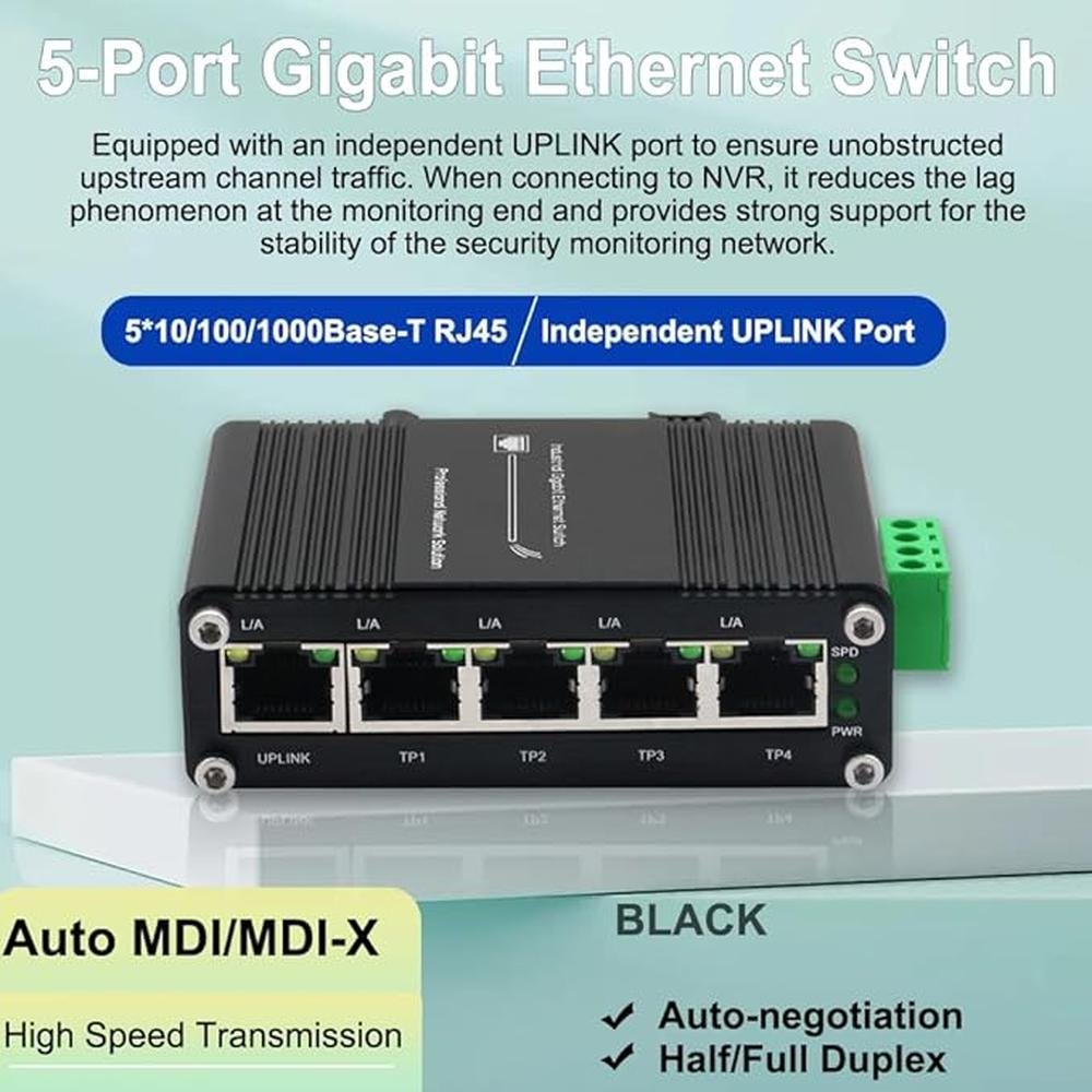 Mini 5-Port Gigabit Ethernet Switch – Packaging