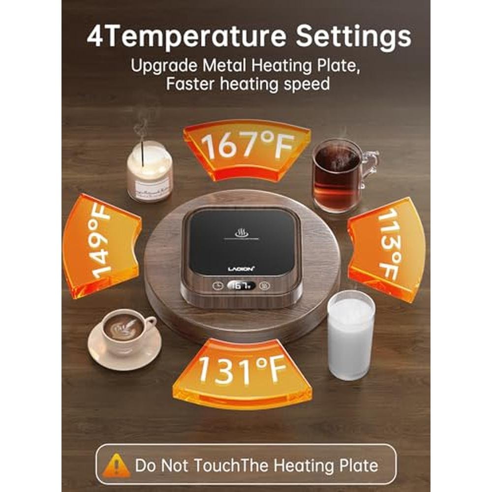 Warmer Coffee: LAOION 40W Mug Warmer – Close-up Detail