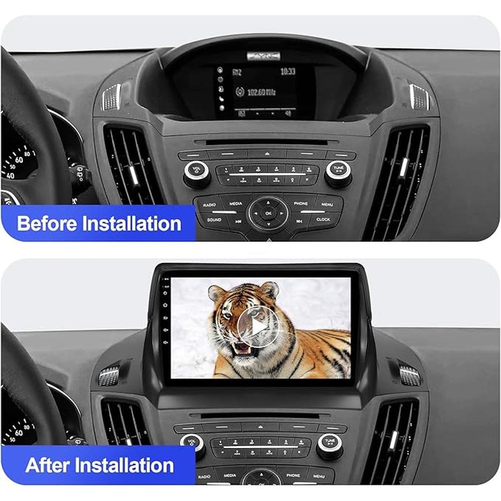 2+32G Android 12 Double Din Car Stereo for Ford Escape – Close-up Detail
