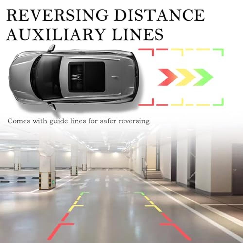 Camera Monitor: 4.6'' HD Display Backup Camera with 12 LED – Packaging