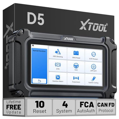XTOOL D5 Car Code Reader and Reset Tool – Front View