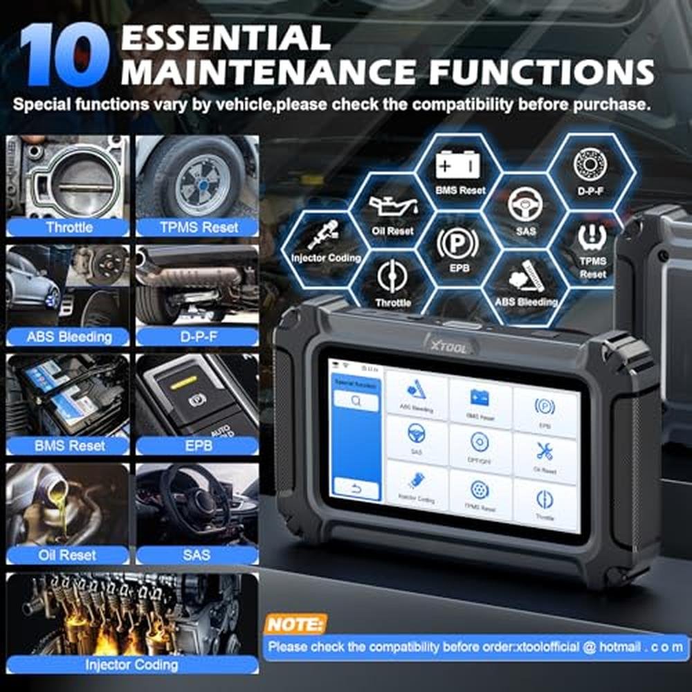 XTOOL D5 Car Code Reader and Reset Tool – Close-up Detail
