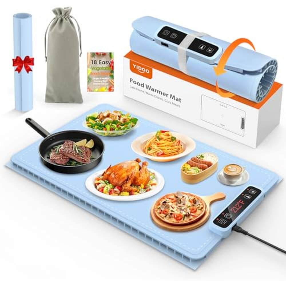 Food Warming: YIDOO Premium Electric Warming Tray – Front View