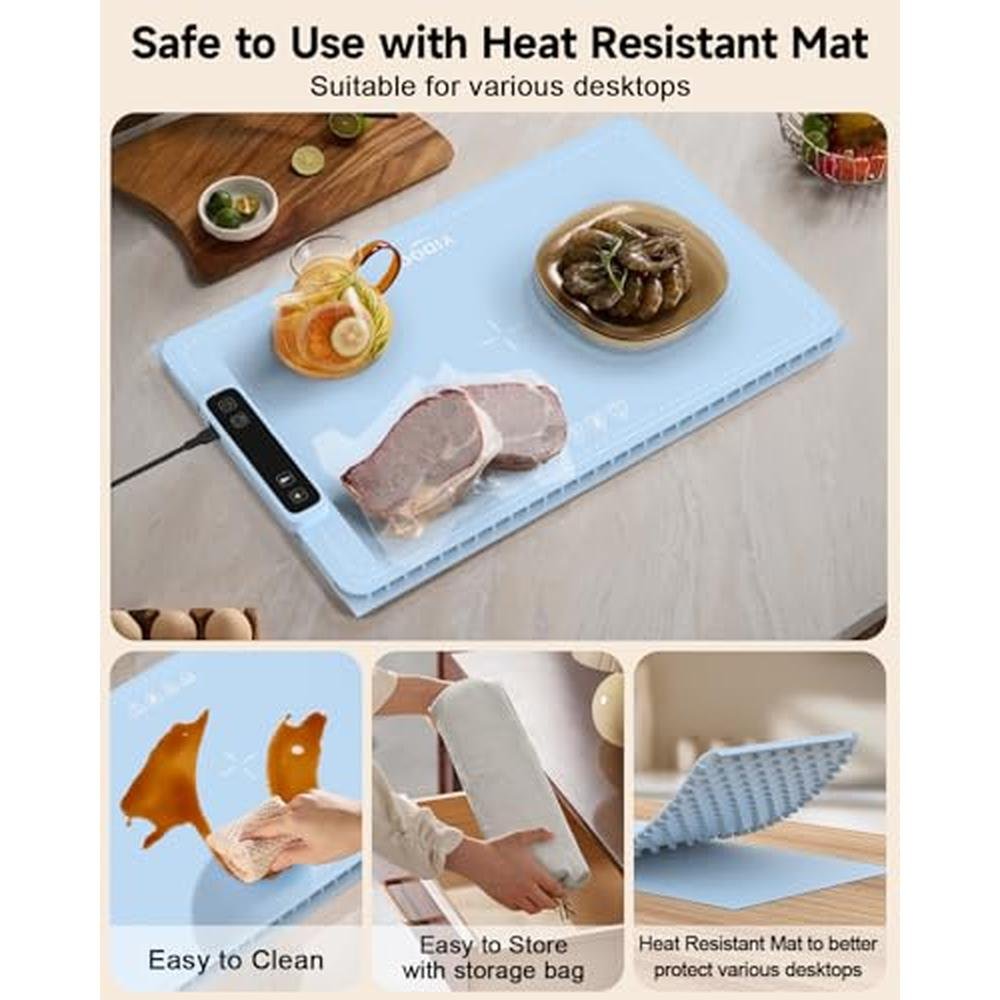Food Warming: YIDOO Premium Electric Warming Tray – Close-up Detail