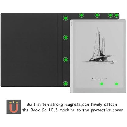 Magnetic GOVTVA: GOVTVA Magnetic Stand Case for Onyx Boox – Side View