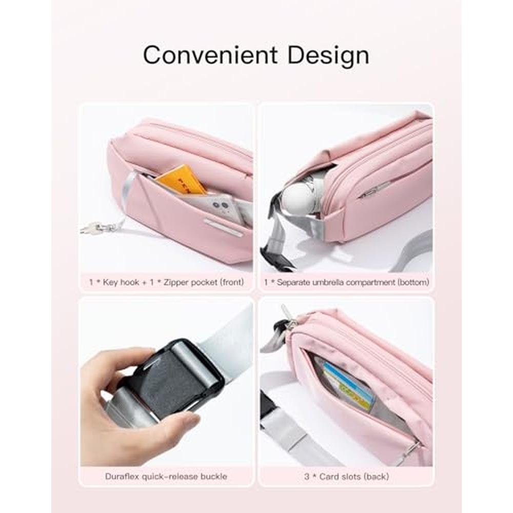 Bag Shoulder: Inateck Sling Bag X Multi-Pocket Crossbody – In Use