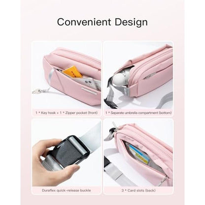 Bag Shoulder: Inateck Sling Bag X Multi-Pocket Crossbody – In Use