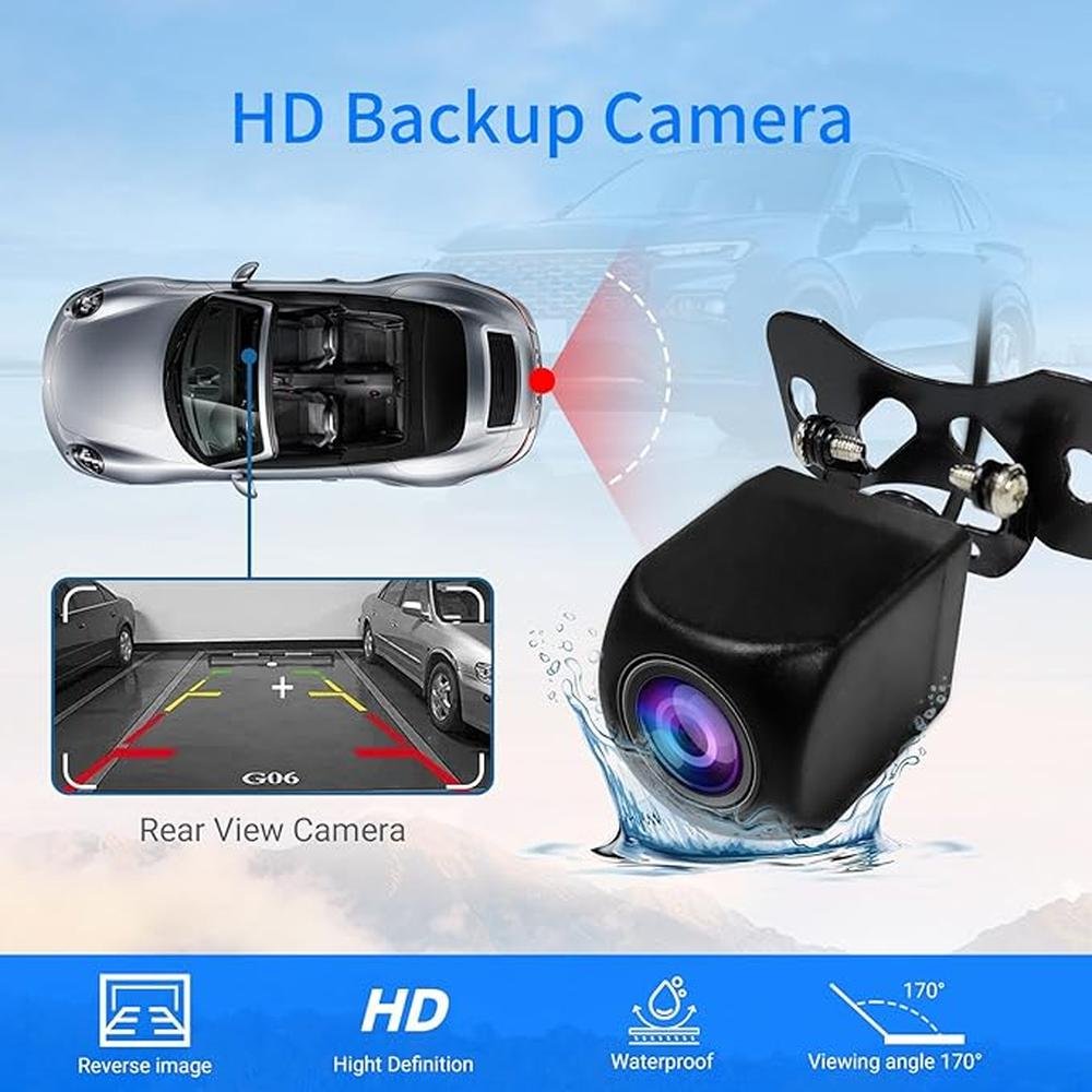 Wireless Double Din Car Stereo with 7" HD Touchscreen – Packaging