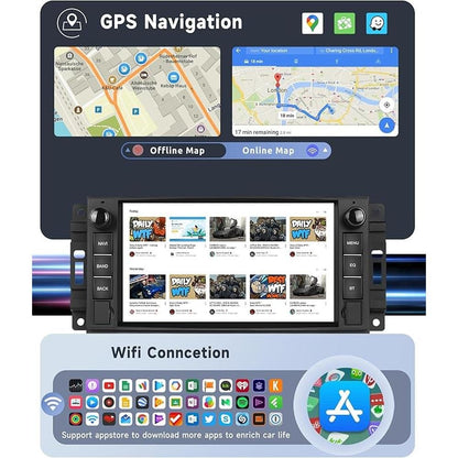 8 Core 4G+64G for Jeep Wrangler Radio 2007-2018 Chrysler – Packaging