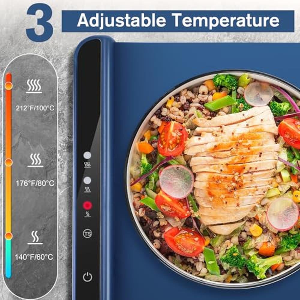 Food Warming: Electric Warming Mat for Kitchen – Side View