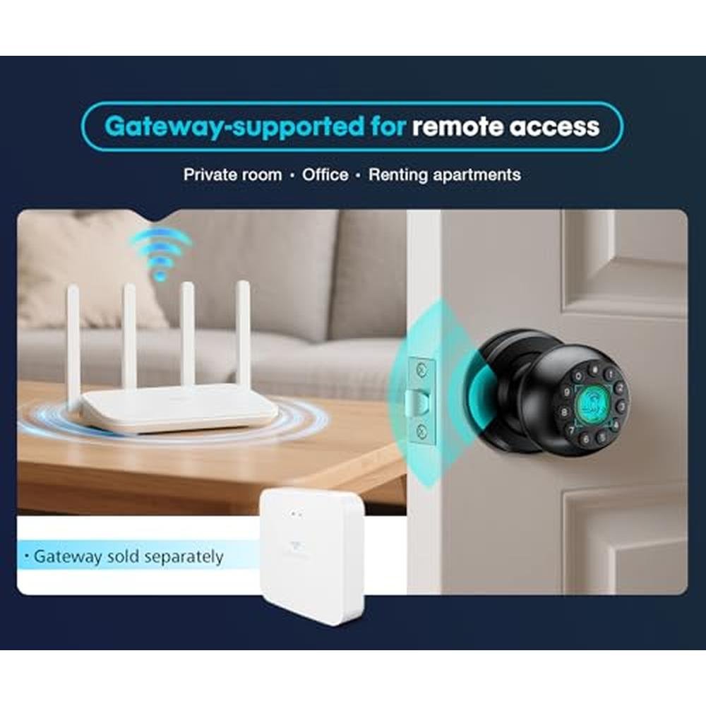 Advanced Door Security: Pulido 4-in-1 Fingerprint Door Lock – Packaging