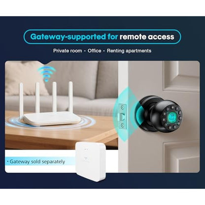 Advanced Door Security: Pulido 4-in-1 Fingerprint Door Lock – Packaging