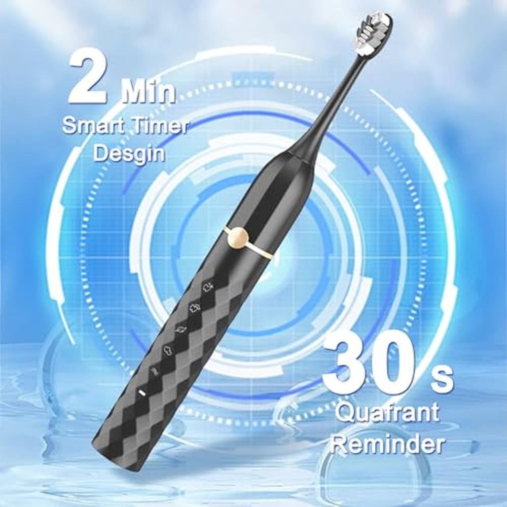Electric Toothbrush: Seapeoa Sonic Electric Toothbrush Set – In Use