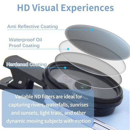 Filter Clip: 67MM CPL Filter for Smartphones – Side View