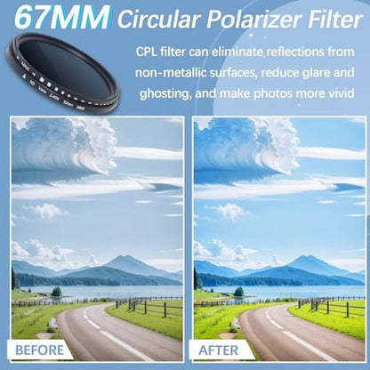 Filter Clip: 67MM CPL Filter for Smartphones – In Use