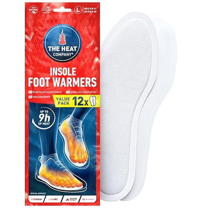 Warm Feet Guaranteed: THE HEAT COMPANY Insole Foot Warmers – Front View