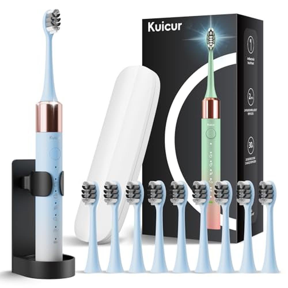 Sonic Electric Toothbrush for Adults and Kids – Front View
