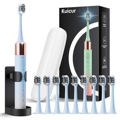 Sonic Electric Toothbrush for Adults and Kids – Front View