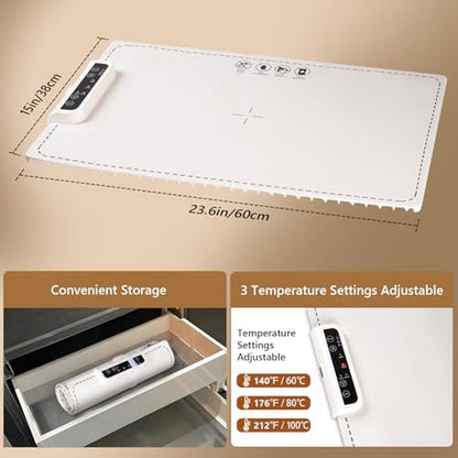 Phyles Electric Portable Warming Tray – In Use