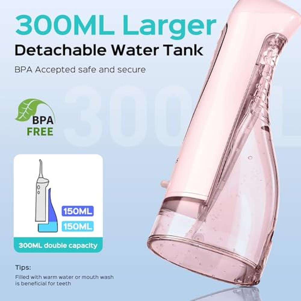 COSLUS Portable Water Flosser – In Use