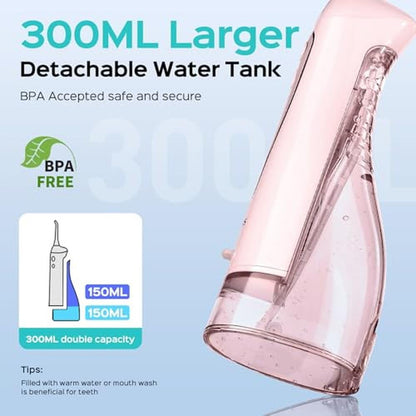 COSLUS Portable Water Flosser – In Use