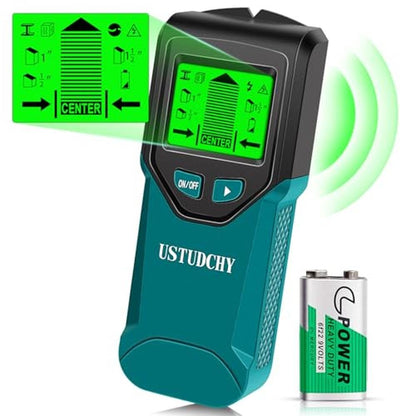 Stud Finder: 5-in-1 Electronic Wall Scanner with Digital – Front View