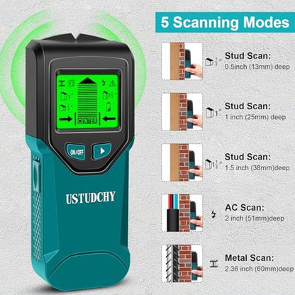 Stud Finder: 5-in-1 Electronic Wall Scanner with Digital – Close-up Detail