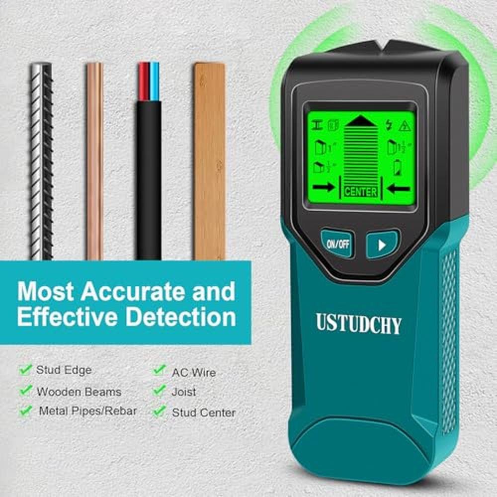 Stud Finder: 5-in-1 Electronic Wall Scanner with Digital – Packaging