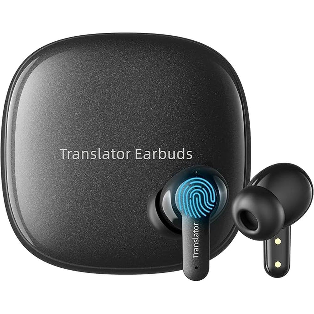 Offline AI Translator Earbuds M3 Language Translator Device – Front View