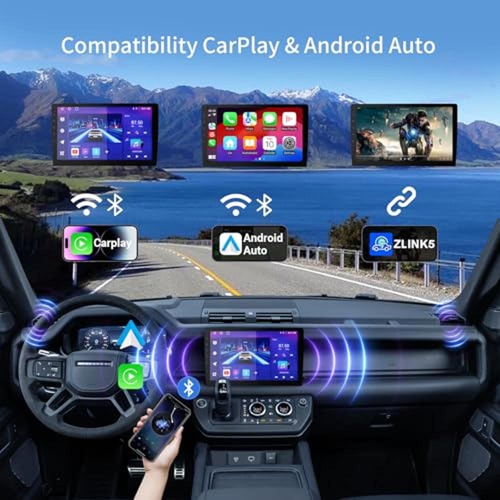Haudio Double Din Car Stereo: 9 HD Touchscreen – In Use