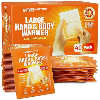 Body Warmers: XL Hand Warmers 40 Pairs – Front View