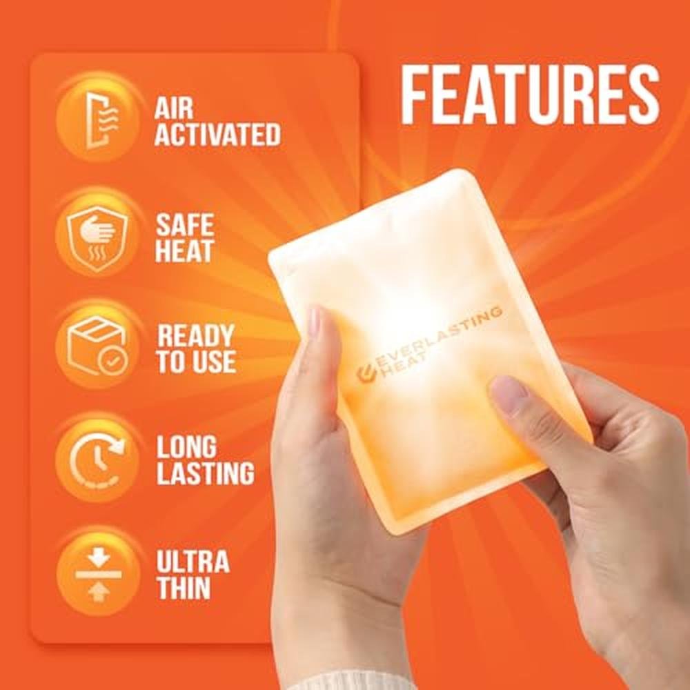 Body Warmers: XL Hand Warmers 40 Pairs – Side View