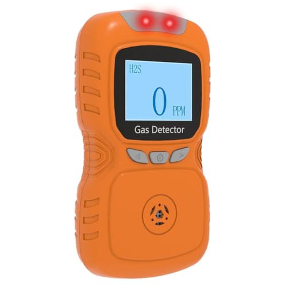 H2S Monitor: Clip Single Gas H2S Monitor 0-100ppm High – Front View