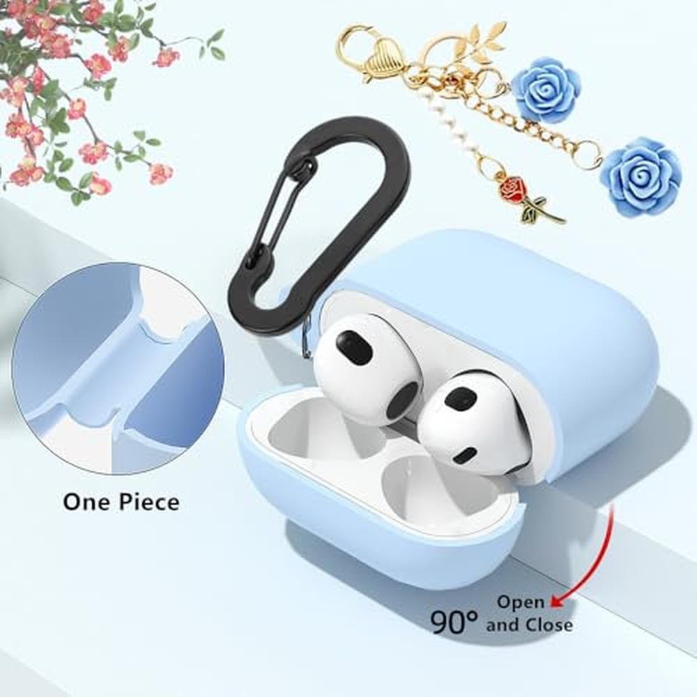 Case Airpods 4: Premium Silicone Shockproof Protective Cover – In Use