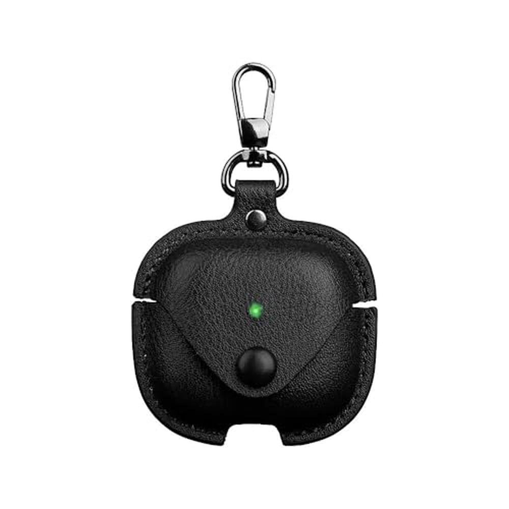 Airpods Case: YQGFashbf Leather Case for Airpods 4 – Front View