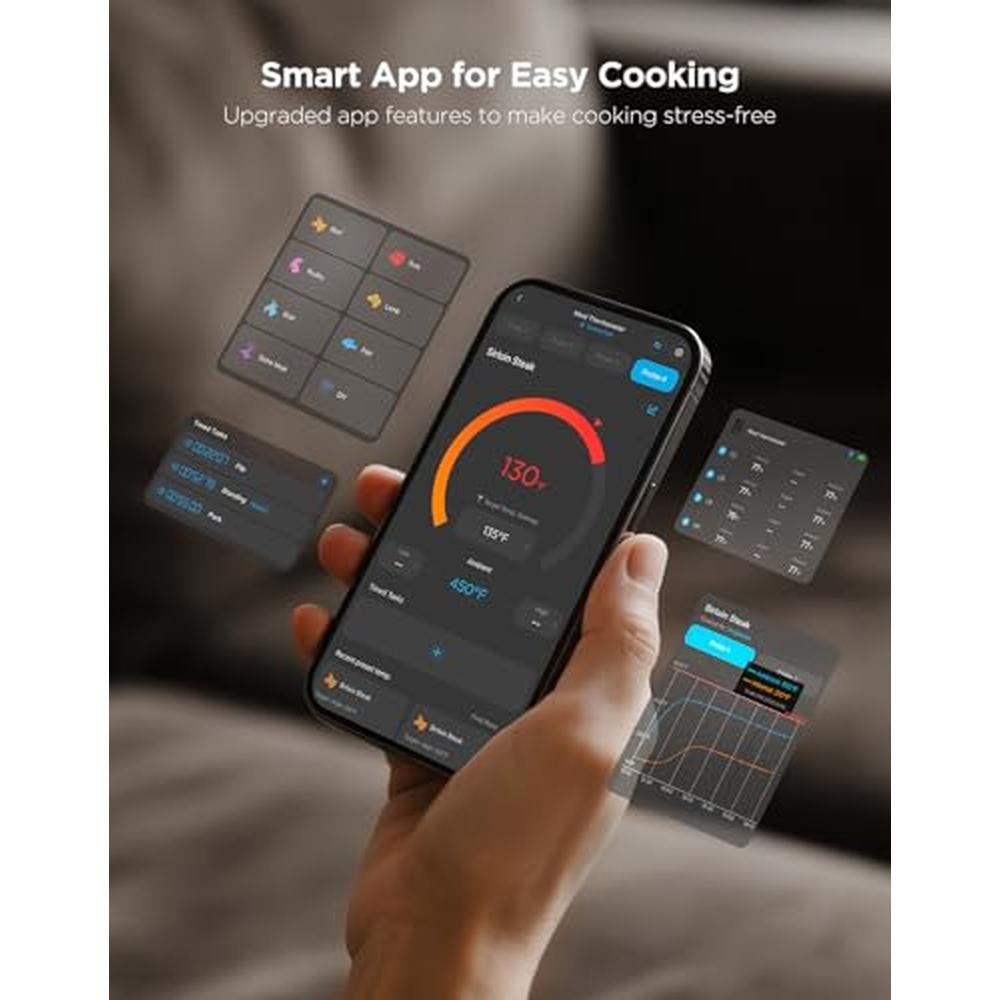 GoveeLife Bluetooth Wireless Meat Thermometer – In Use