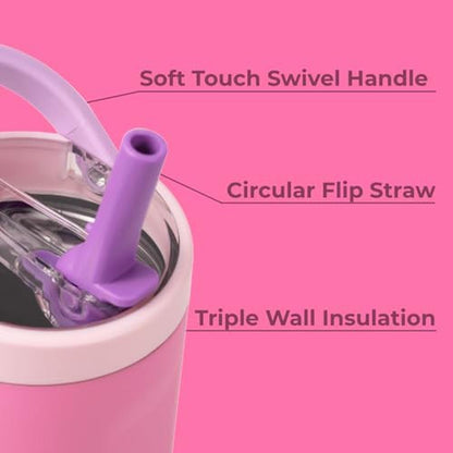 HydroJug Sport: 32oz Stainless Steel Tumbler with Straw – Close-up Detail