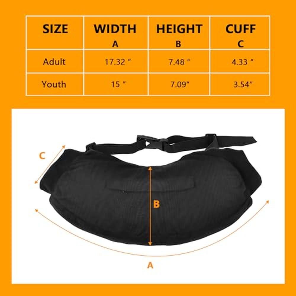 Football Hand Warmer Pouch: Premium Hand Warmer Bag – Side View