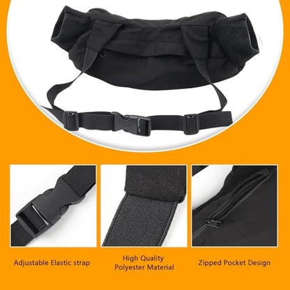 Football Hand Warmer Pouch: Premium Hand Warmer Bag – Close-up Detail