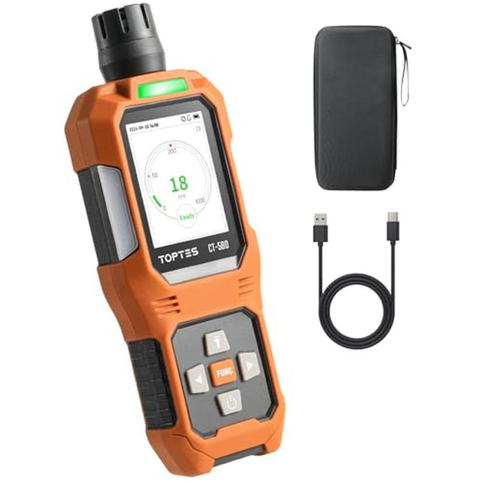 TOPTES CT-580 Portable Carbon Monoxide Detector – Front View