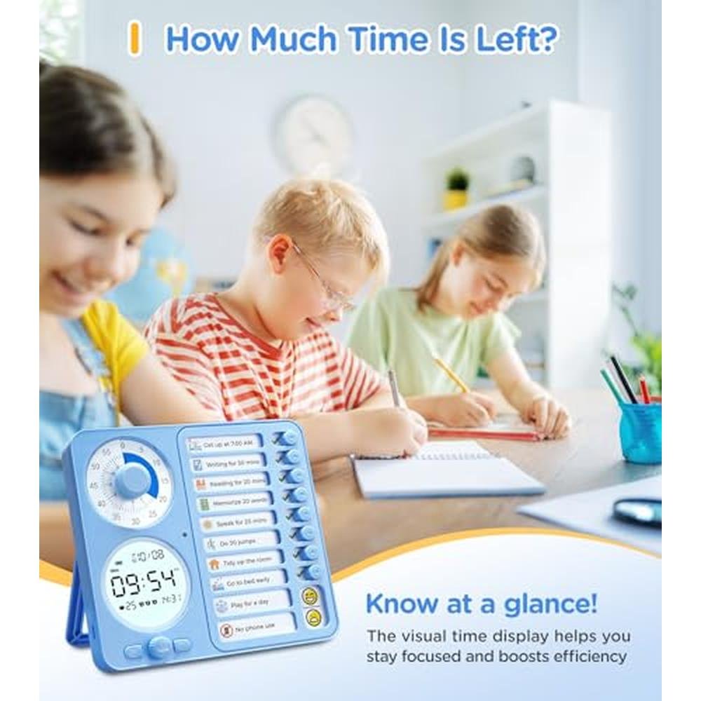 Premium 3-in-1 Visual Timer Task Timer – Close-up Detail